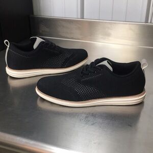 New WB Mens Tru Comfort Foam Insole Black Knit Men's Shoes